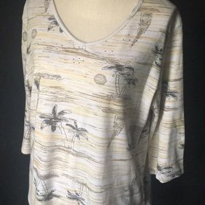 Palm Grove Island Top